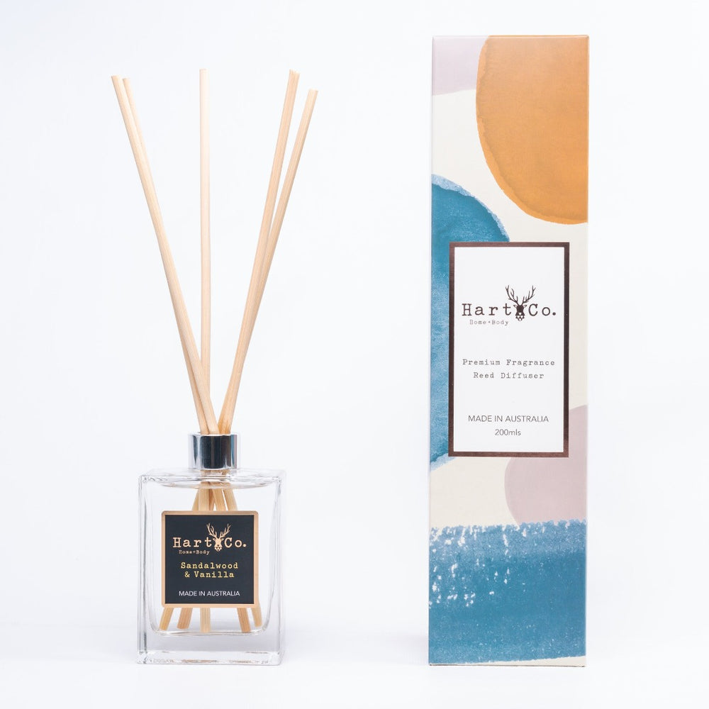 HartCo Sandalwood & Vanilla Reed Diffuser - 200ml